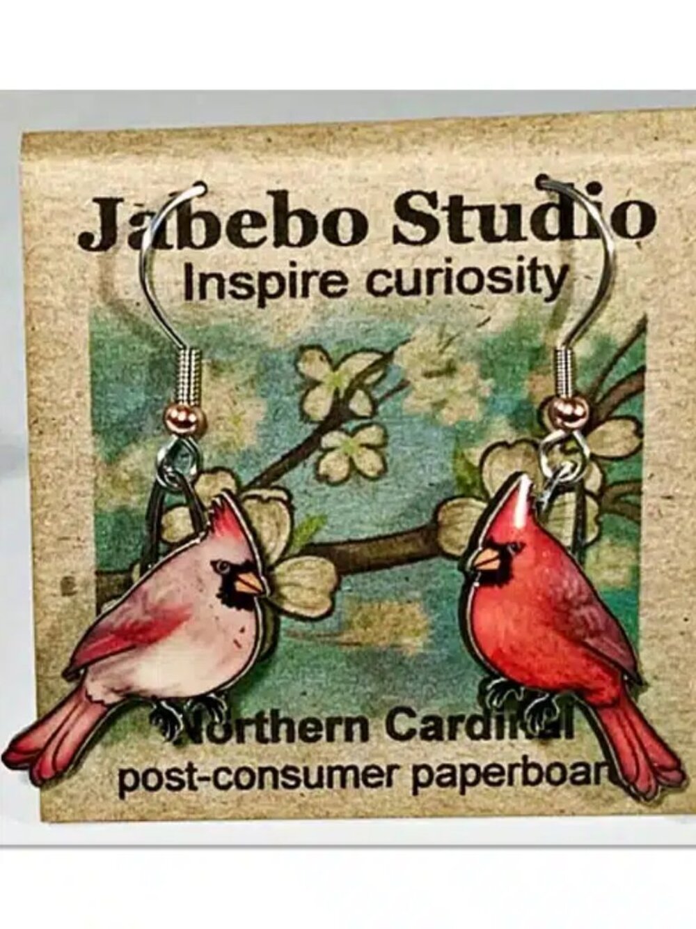 Northern Cardinal Earrings